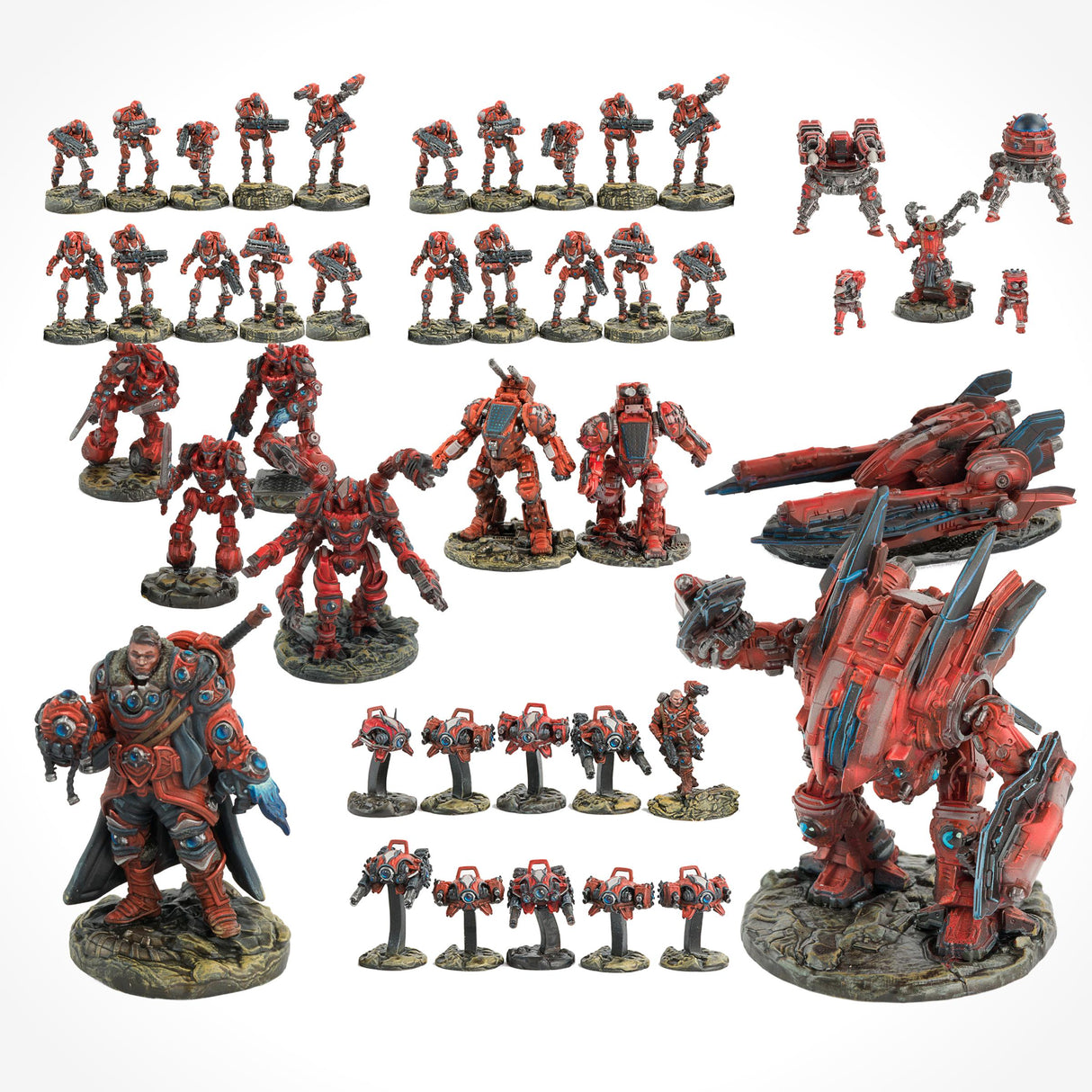 Telrathi Steel Army Set with Rewired Mining Skiff