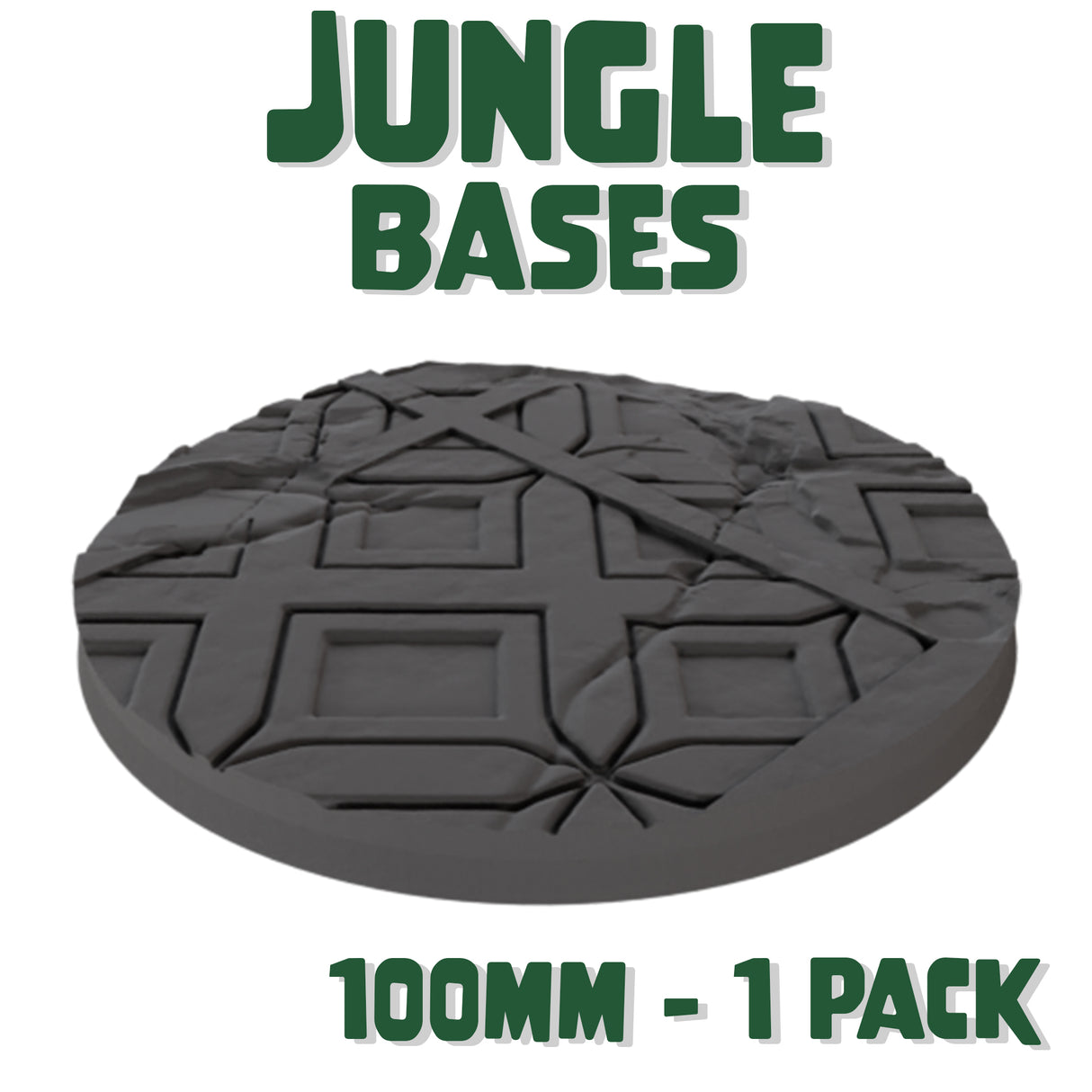 100mm Jungle Round Base (Set of 1)