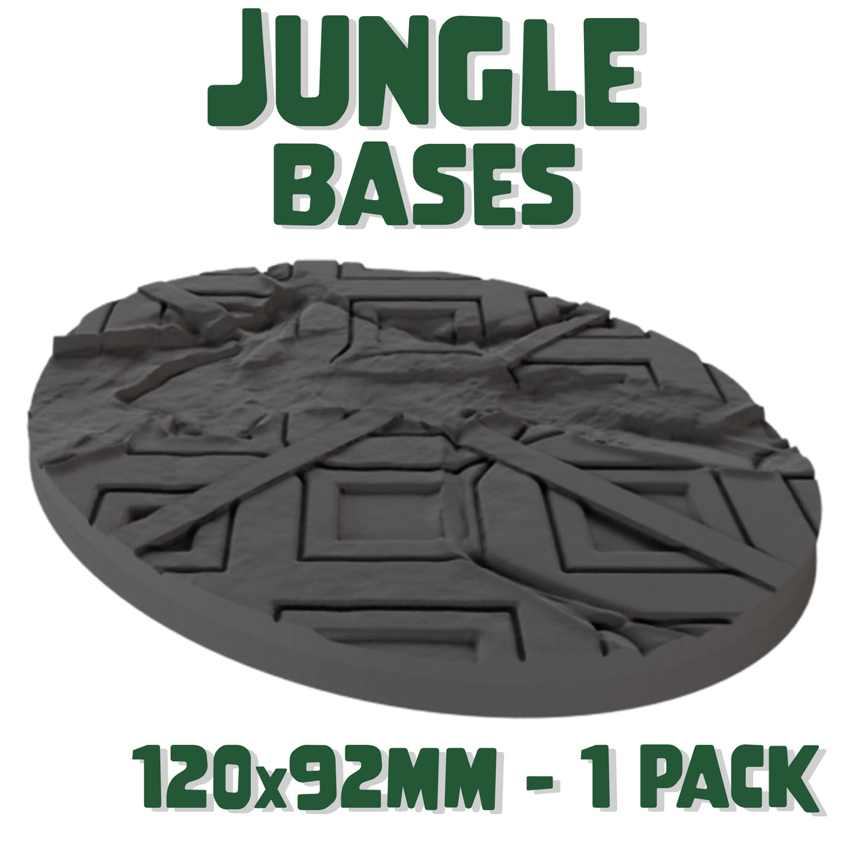 120x92mm Jungle Round Base (Set of 1)