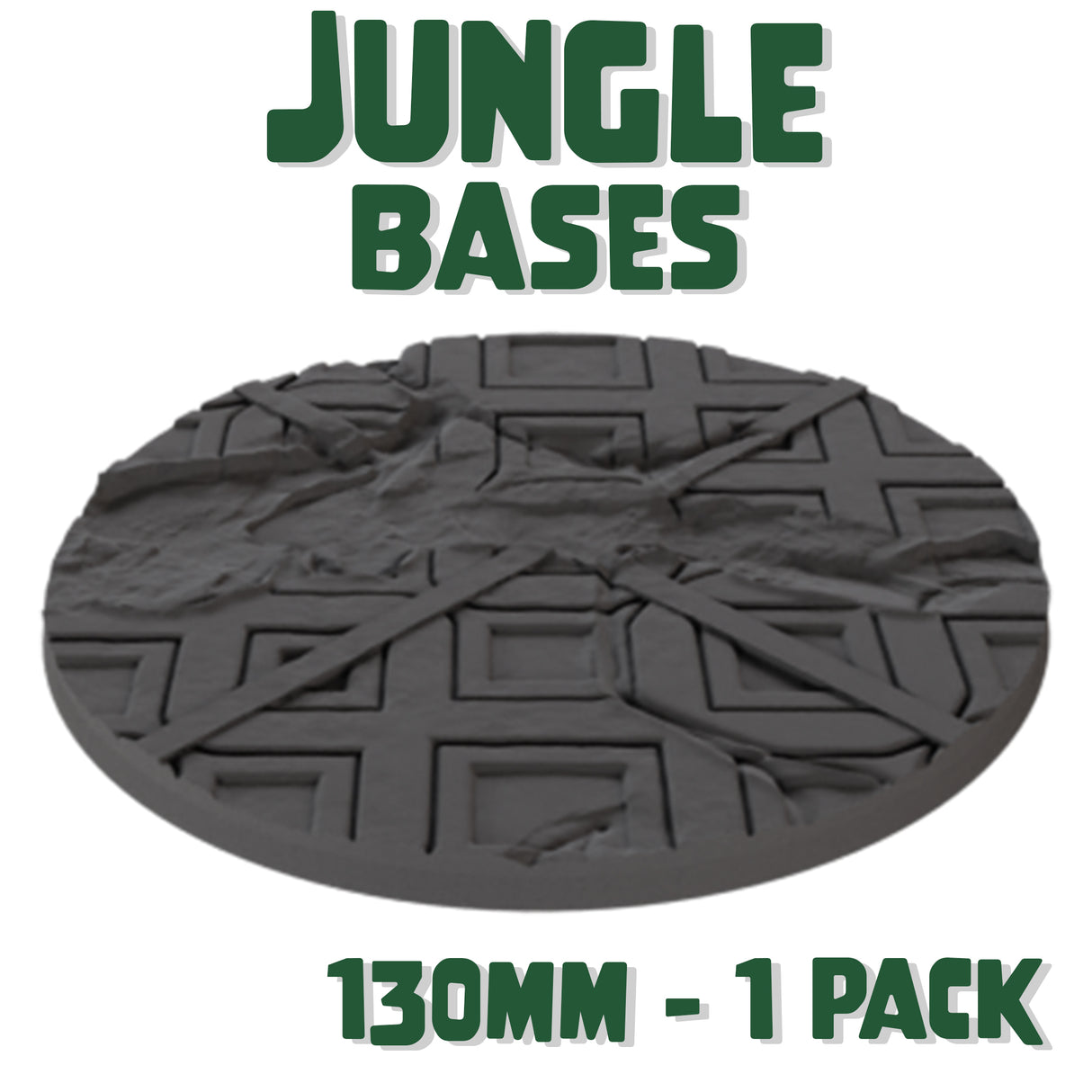 130mm Jungle Round Base (Set of 1)