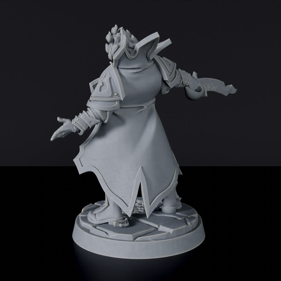 Fire Elemental Male Fighter with Sword