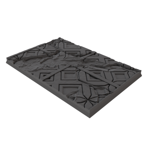 150x100mm Jungle Square Base (Set of 1)