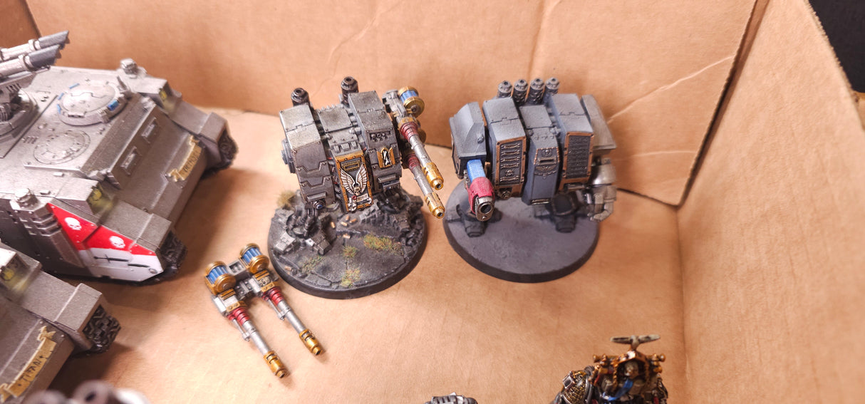 Warhammer 40,000 - Grey Knights - Painted Dreadknight, Dreadnought & Vehicle Army #2