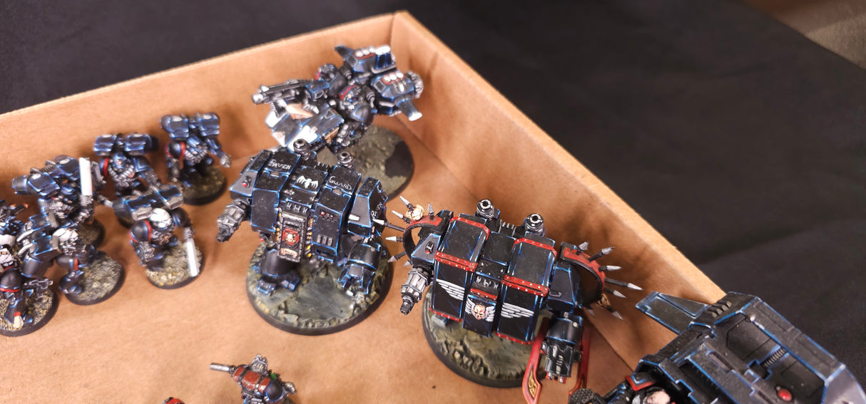 Warhammer 40,000 - Raven Guard - Well-Painted Infantry & Vehicle Army #1