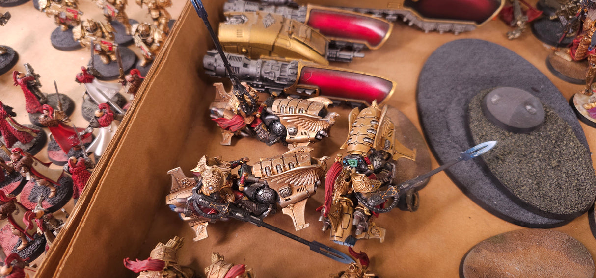 Warhammer 40,000 - Adeptus Custodes - Painted Army with Grav Vehicles & Jetbikes