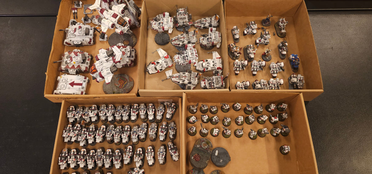 Warhammer 40,000 - White Scars - Painted Bike & Vehicle Army