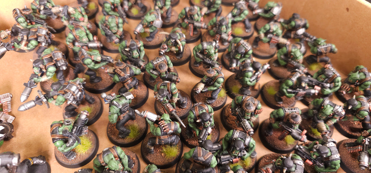 Warhammer 40,000 - Orks - Painted Infantry, Walkers & Vehicle Army