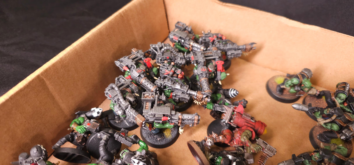 Warhammer 40,000 - Orks - Painted Infantry, Walkers & Vehicle Army