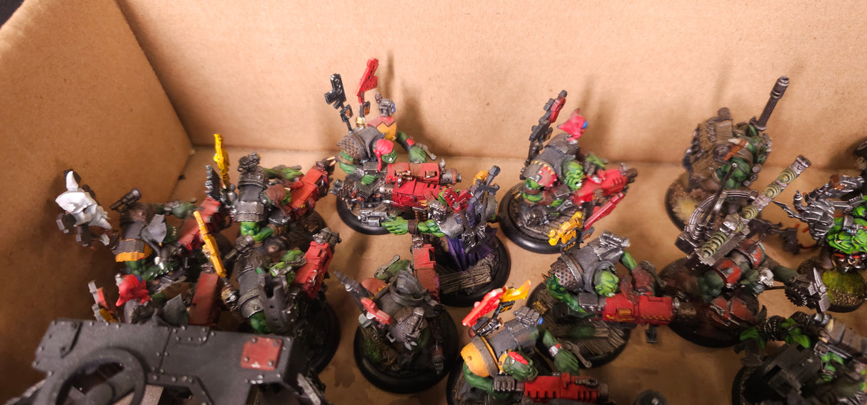 Warhammer 40,000 - Orks - Painted Infantry, Walkers & Vehicle Army