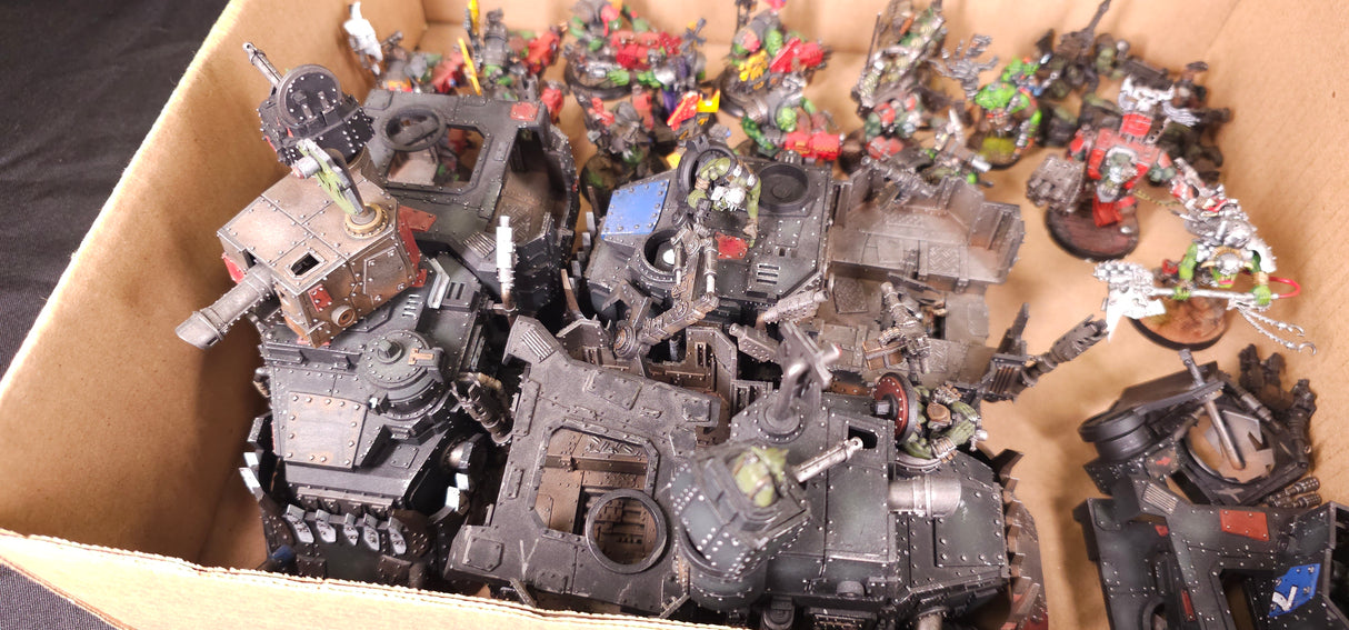 Warhammer 40,000 - Orks - Painted Infantry, Walkers & Vehicle Army