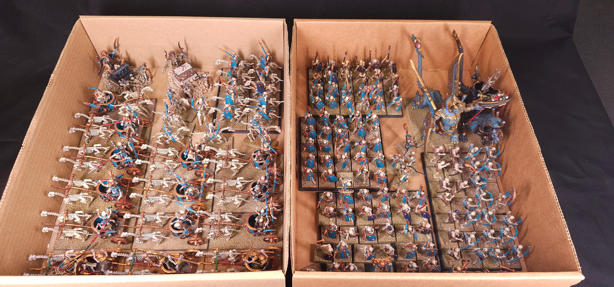 Warhammer: The Old World - Tomb Kings of Khemri - Painted Sphinx & Chariot Army