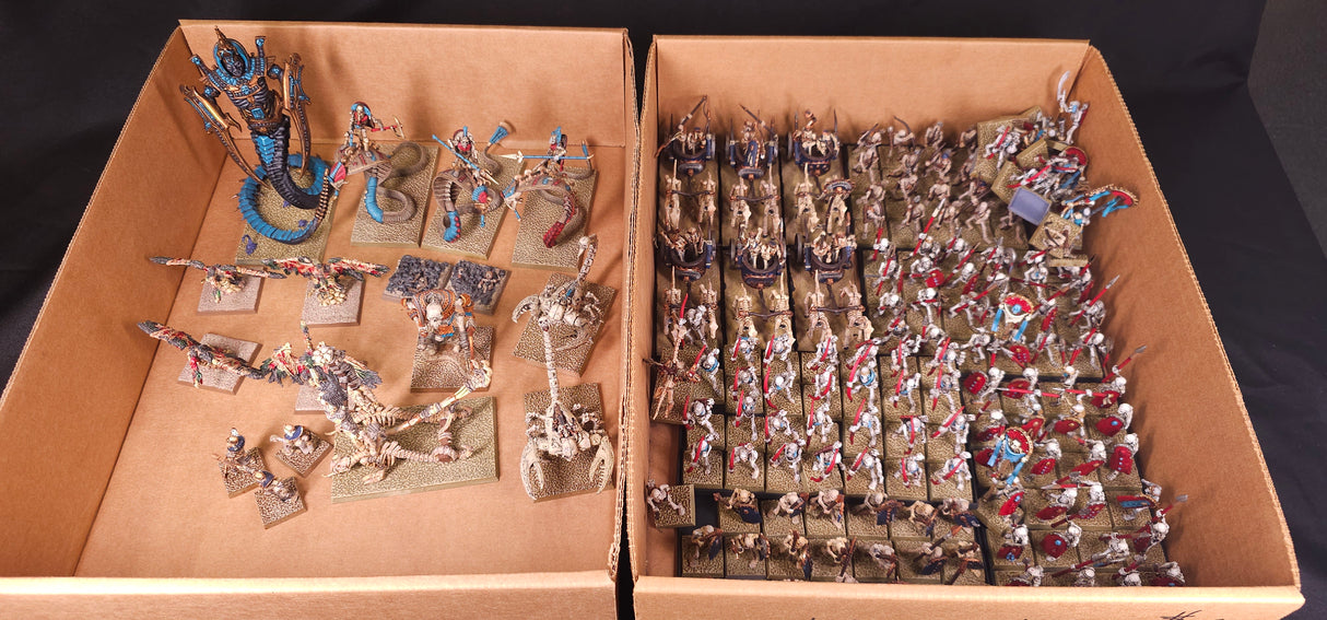 Warhammer: The Old World - Tomb Kings of Khemri - Painted Infantry, Chariot & Construct Army