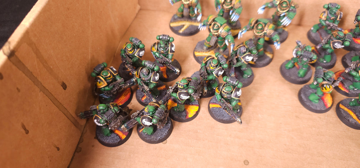 Horus Heresy - Salamanders - Six Dreadnought & Infantry Army