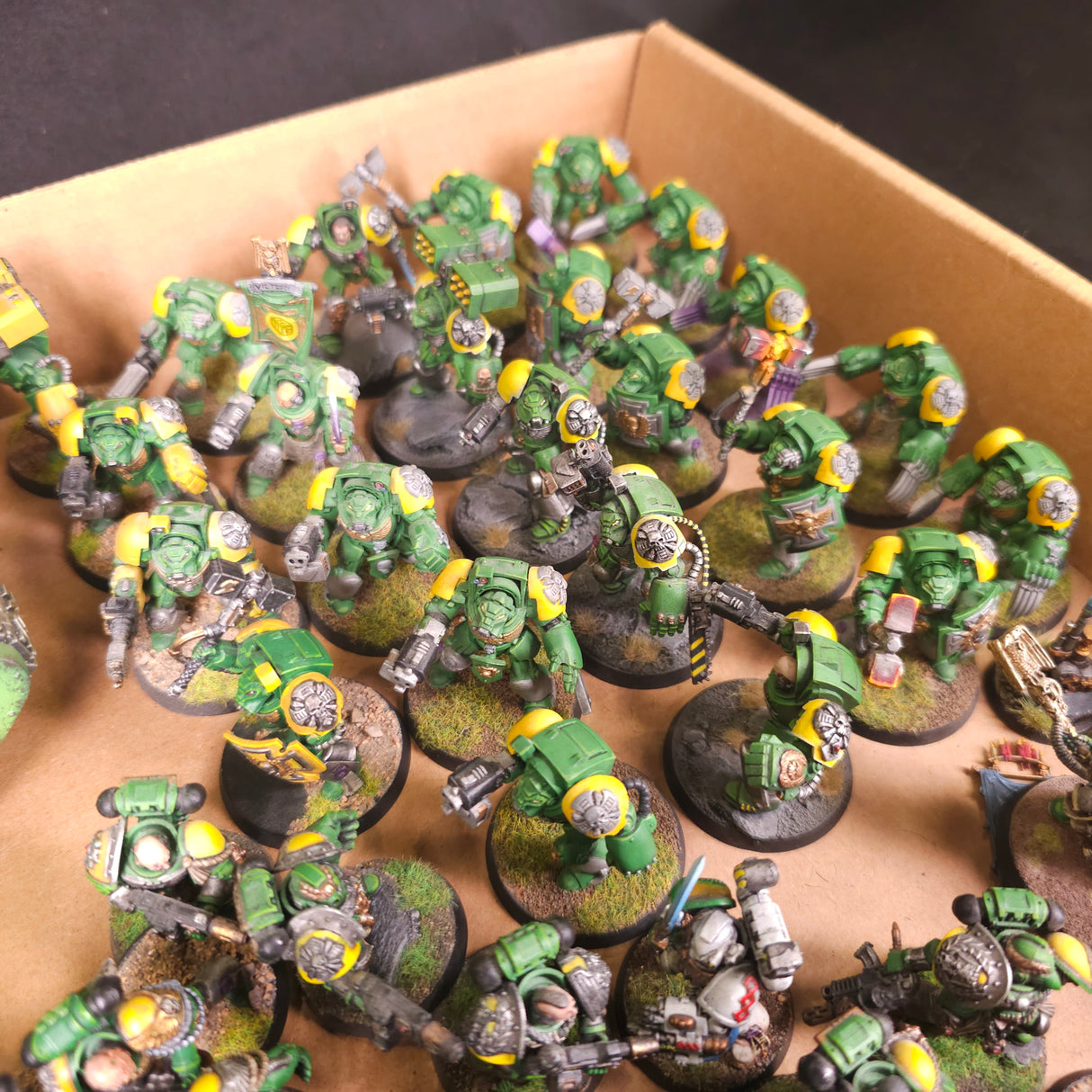 Warhammer 40,000 - Space Marines - Painted First Company Veteran Army