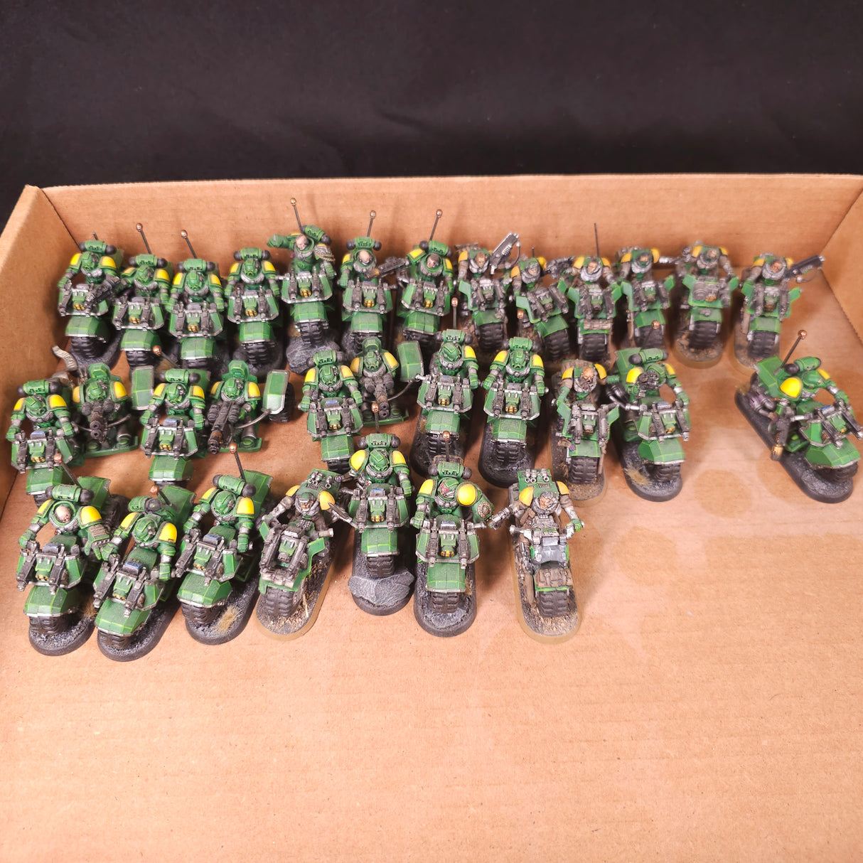 Warhammer 40,000 - Space Marines - Painted Firstborn Bike Force