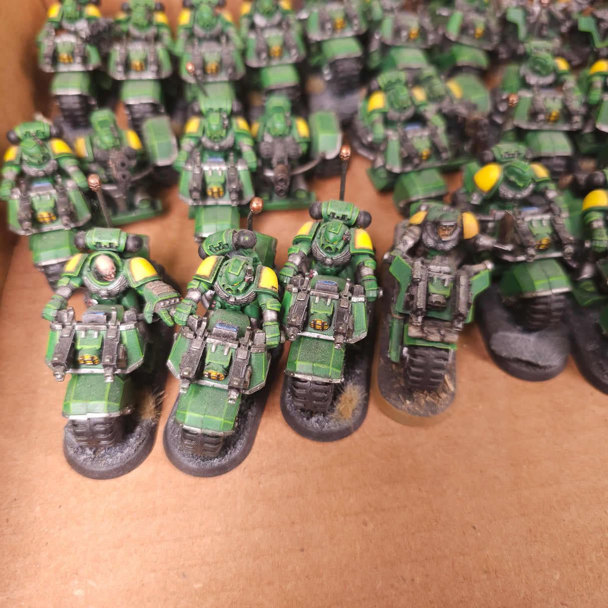 Warhammer 40,000 - Space Marines - Painted Firstborn Bike Force