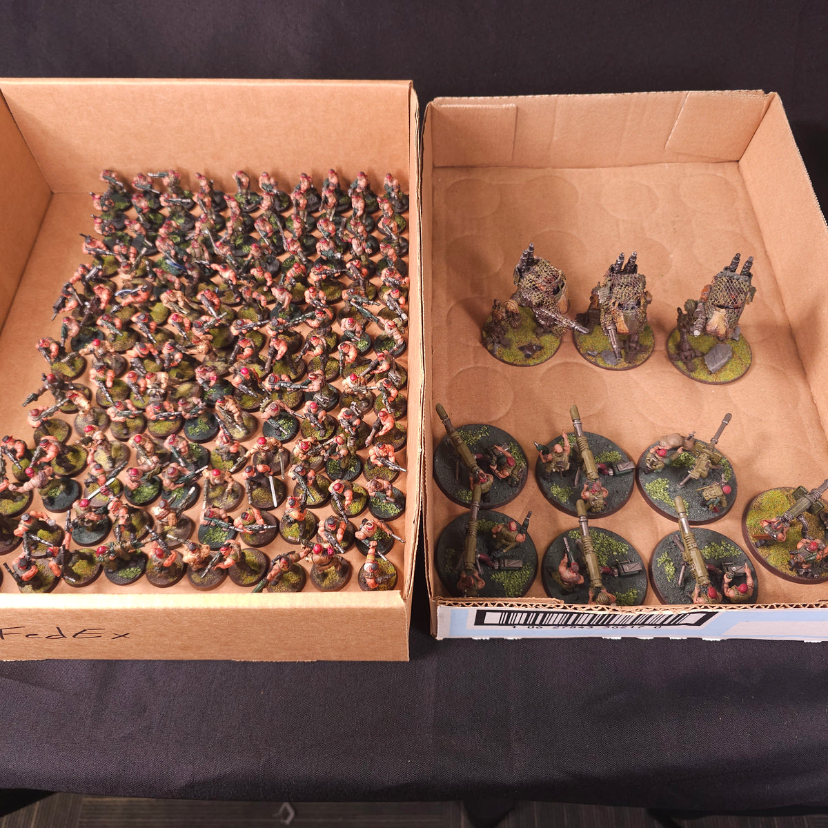 Warhammer 40,000 - Astra Militarum Catachan - Painted Infantry & Sentinel Army