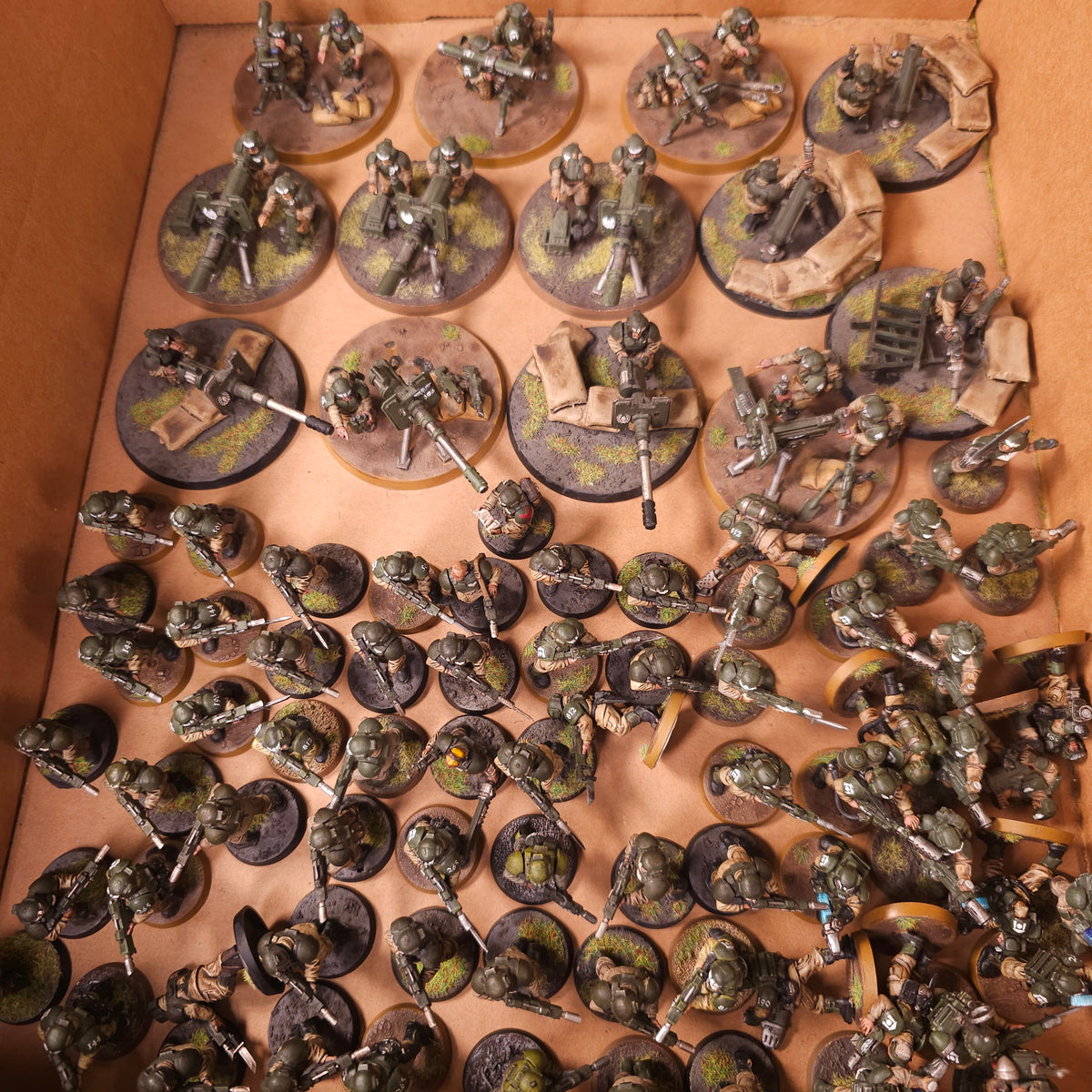 Warhammer 40,000 - Astra Militarum - Painted Cadian Army #2 with Commissar Yarrick