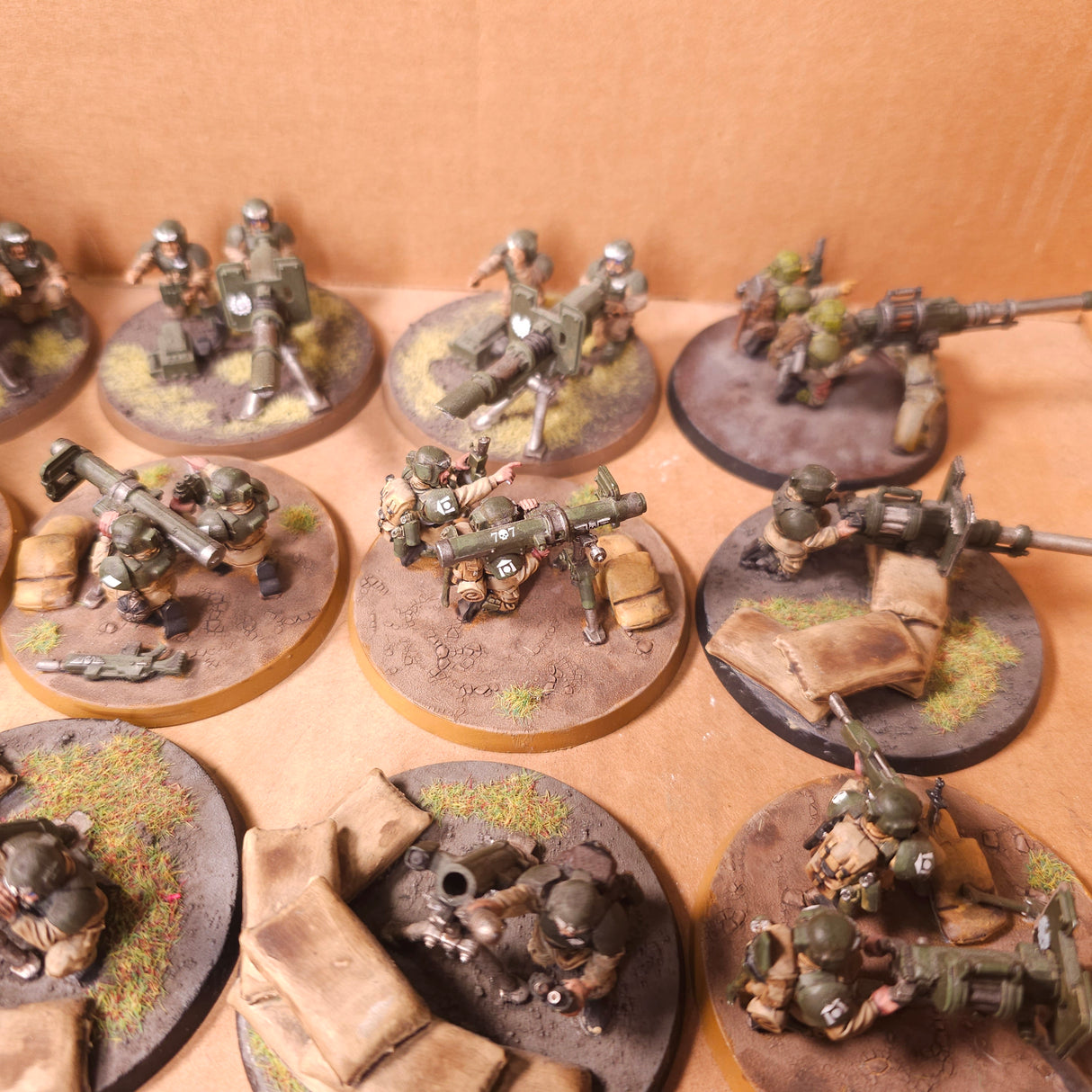 Warhammer 40,000 - Astra Militarum - Painted Cadian Infantry & Character Army #1