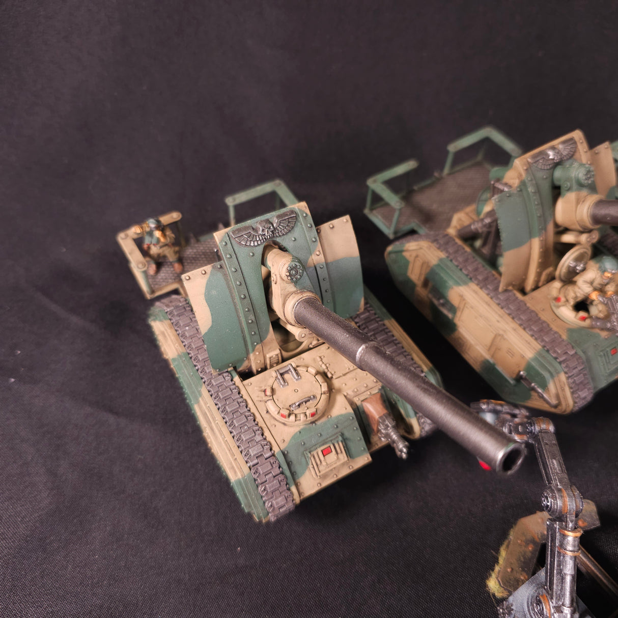 Warhammer 40,000 - Astra Militarum - Painted Artillery Tank Lot