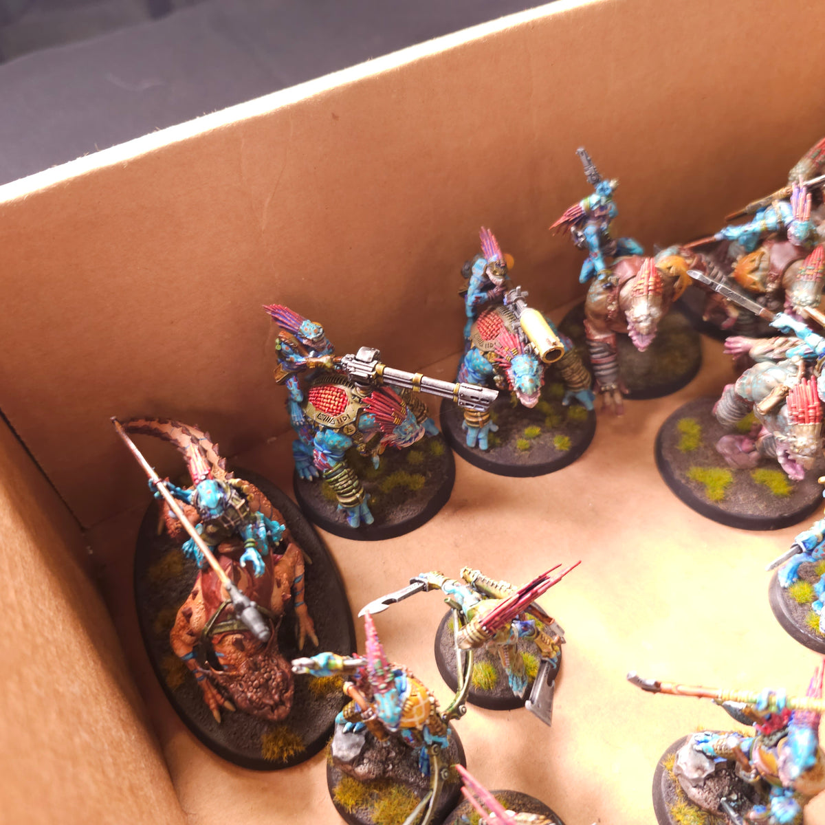 Warhammer 40,000 - T'au Empire - Painted Kroot & Vespid Army #2