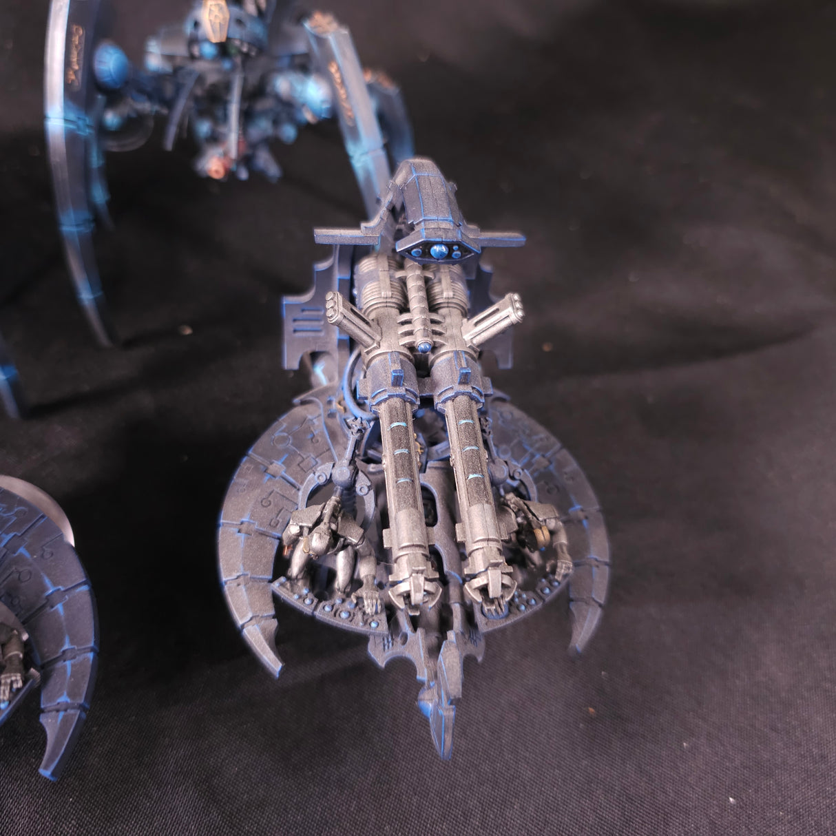 Warhammer 40,000 - Necrons - Painted Fire Support Walkers & Vehicles