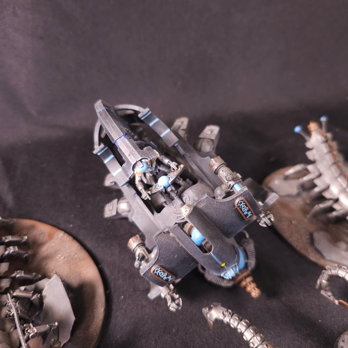 Warhammer 40,000 - Necrons - Painted Forge World Canoptek & Tesseract Ark Lot