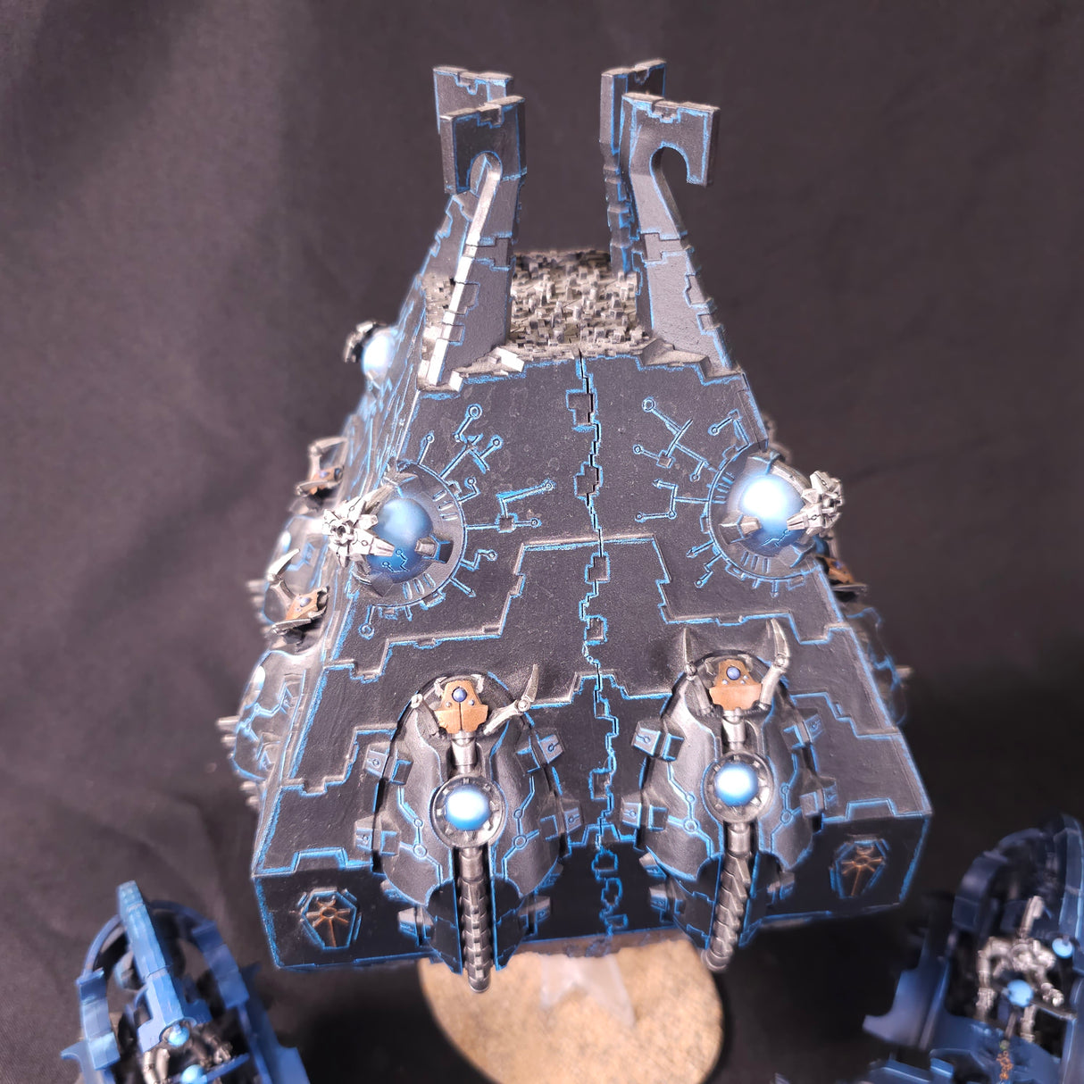 Warhammer 40,000 - Necrons - Painted Obelisk & Doomsday Ark Vehicle Lot