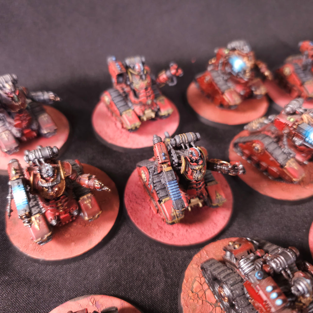 Warhammer 40,000 - Adeptus Mechanicus - Painted Kataphron Battle Servitor Lot