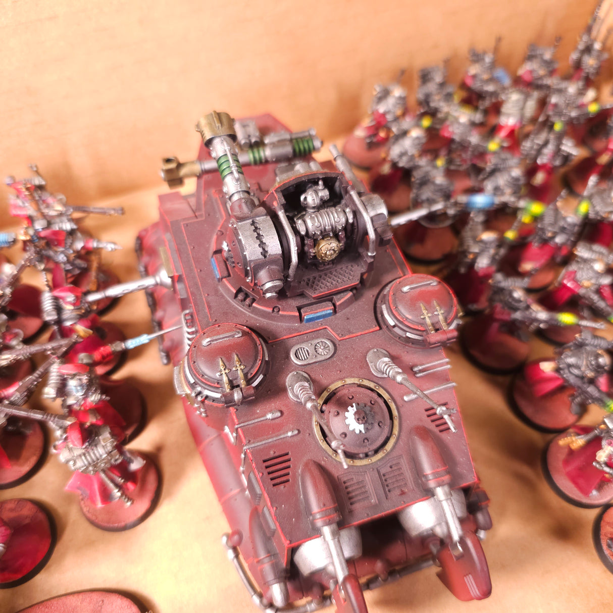 Warhammer 40,000 - Adeptus Mechanicus - Painted Skitarii & Skorpius Force