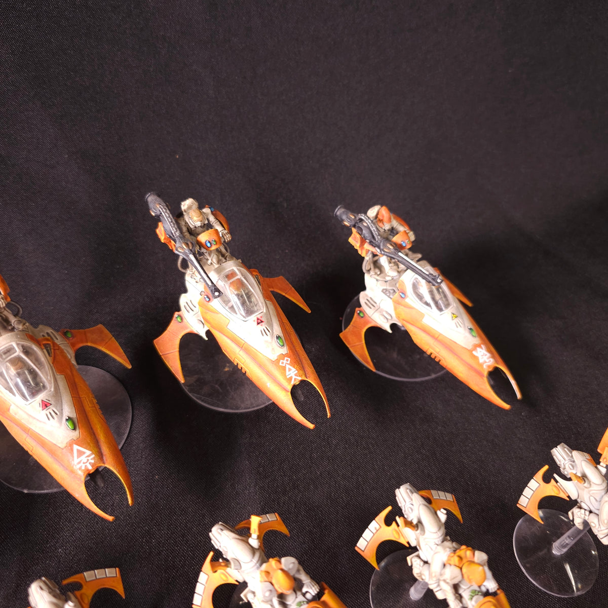 Warhammer 40,000 - Aeldari - Painted Jetbike & Vyper Force