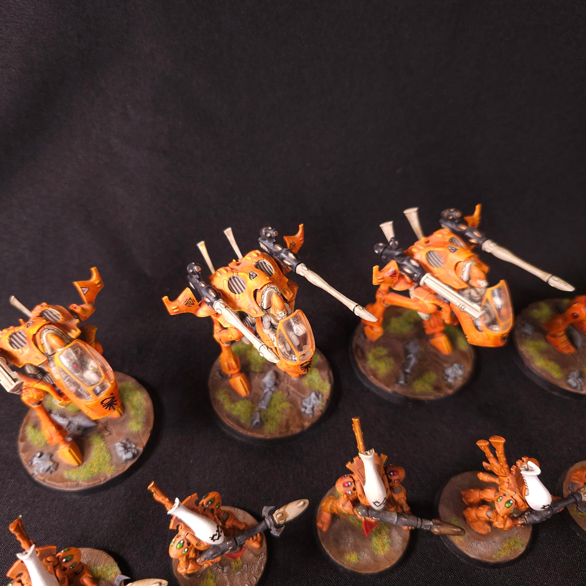 Warhammer 40,000 - Aeldari - Painted Wraith Army