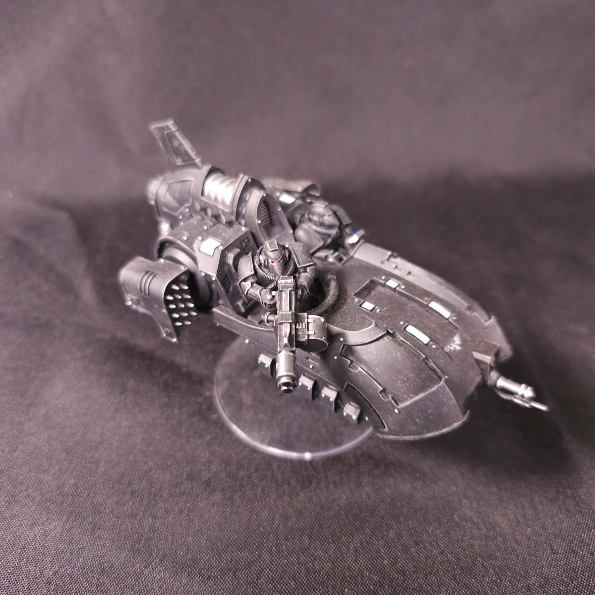 Horus Heresy - Raven Guard - Painted Javelin Attack Speeder