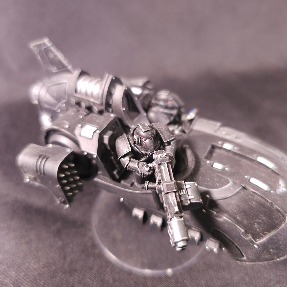 Horus Heresy - Raven Guard - Painted Javelin Attack Speeder
