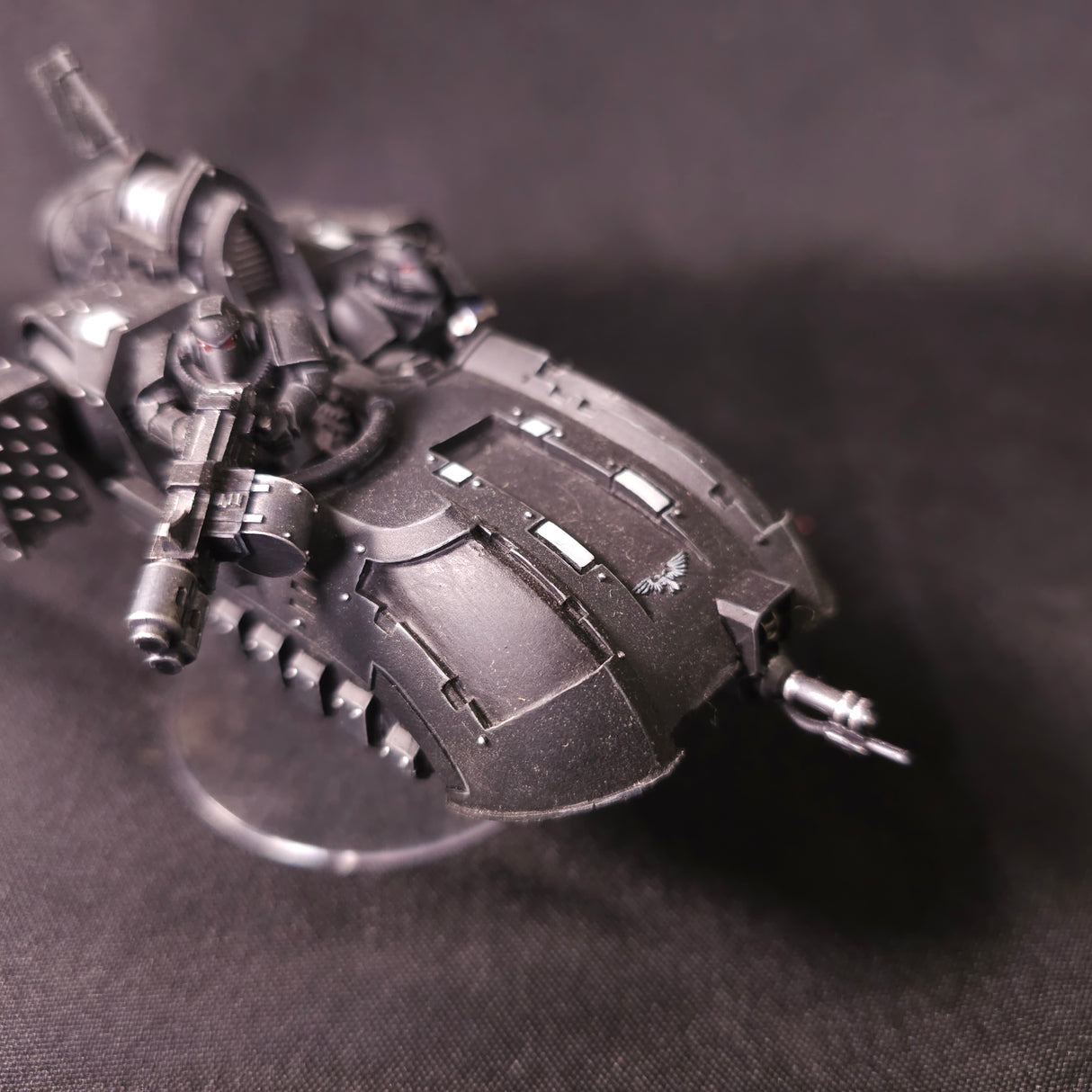 Horus Heresy - Raven Guard - Painted Javelin Attack Speeder