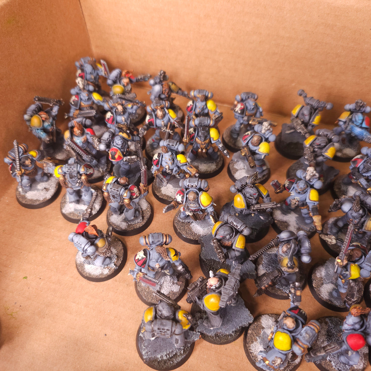 Warhammer 40,000 - Space Wolves - Painted Firstborn Grey Hunters Army