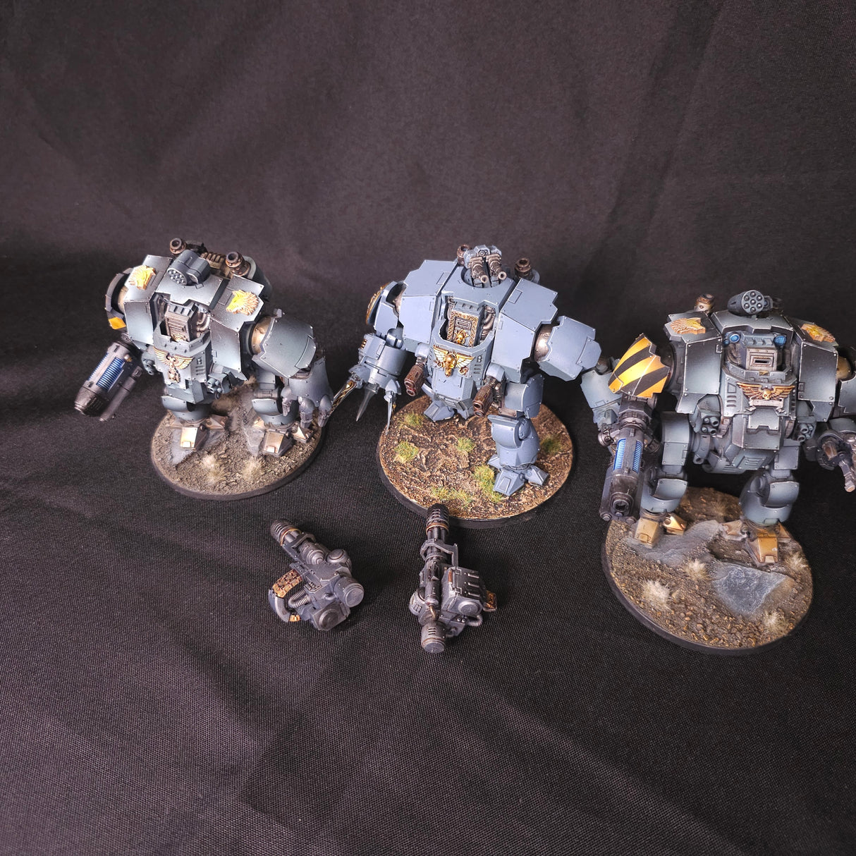 Warhammer 40,000 - Space Wolves - Painted Primaris Dreadnought Lot