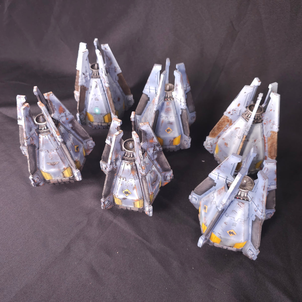 Warhammer 40,000 - Space Wolves - Painted Drop Pod Vehicle Lot