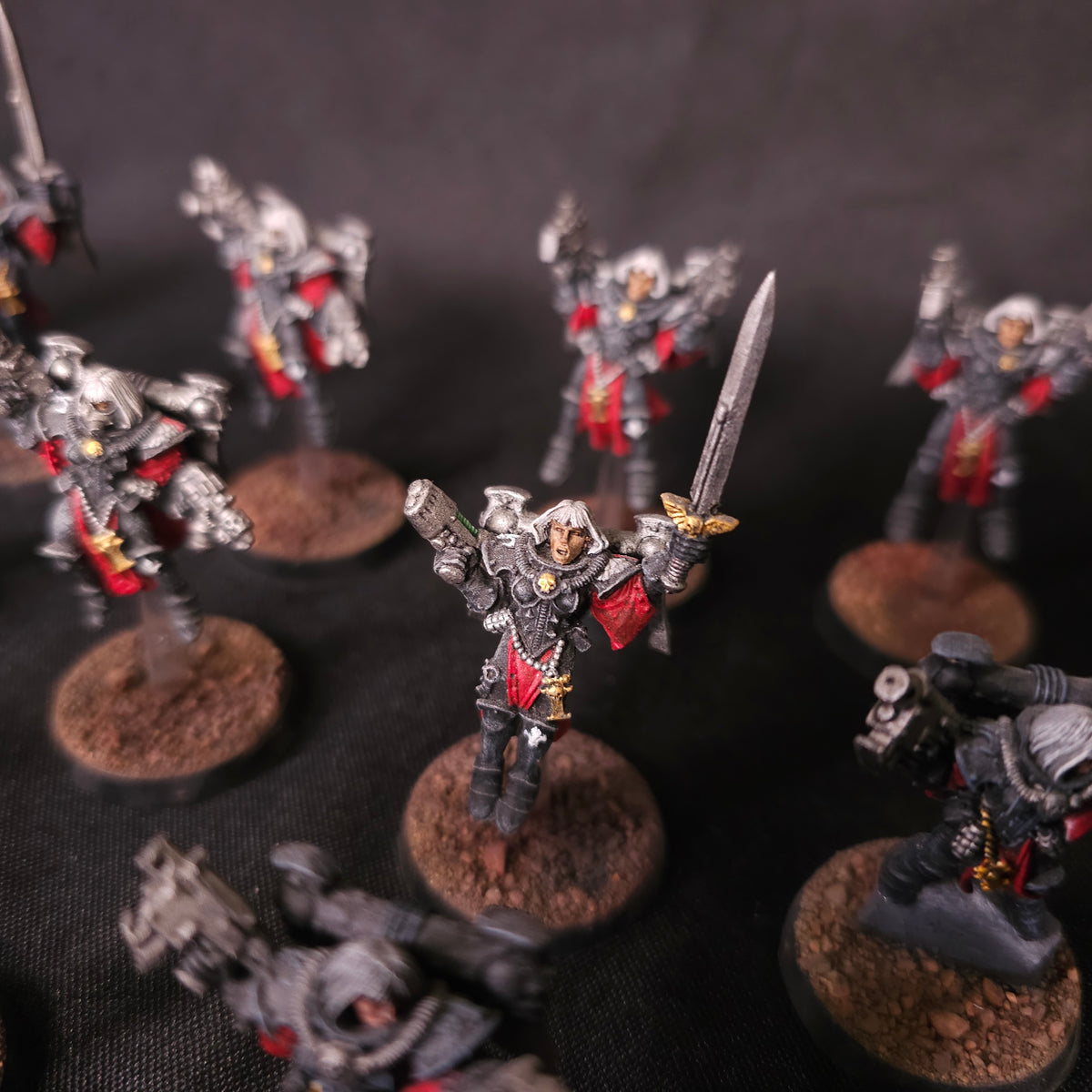 Warhammer 40,000 - Adepta Sororitas - All-Metal OOP Seraphim & Repentia Force