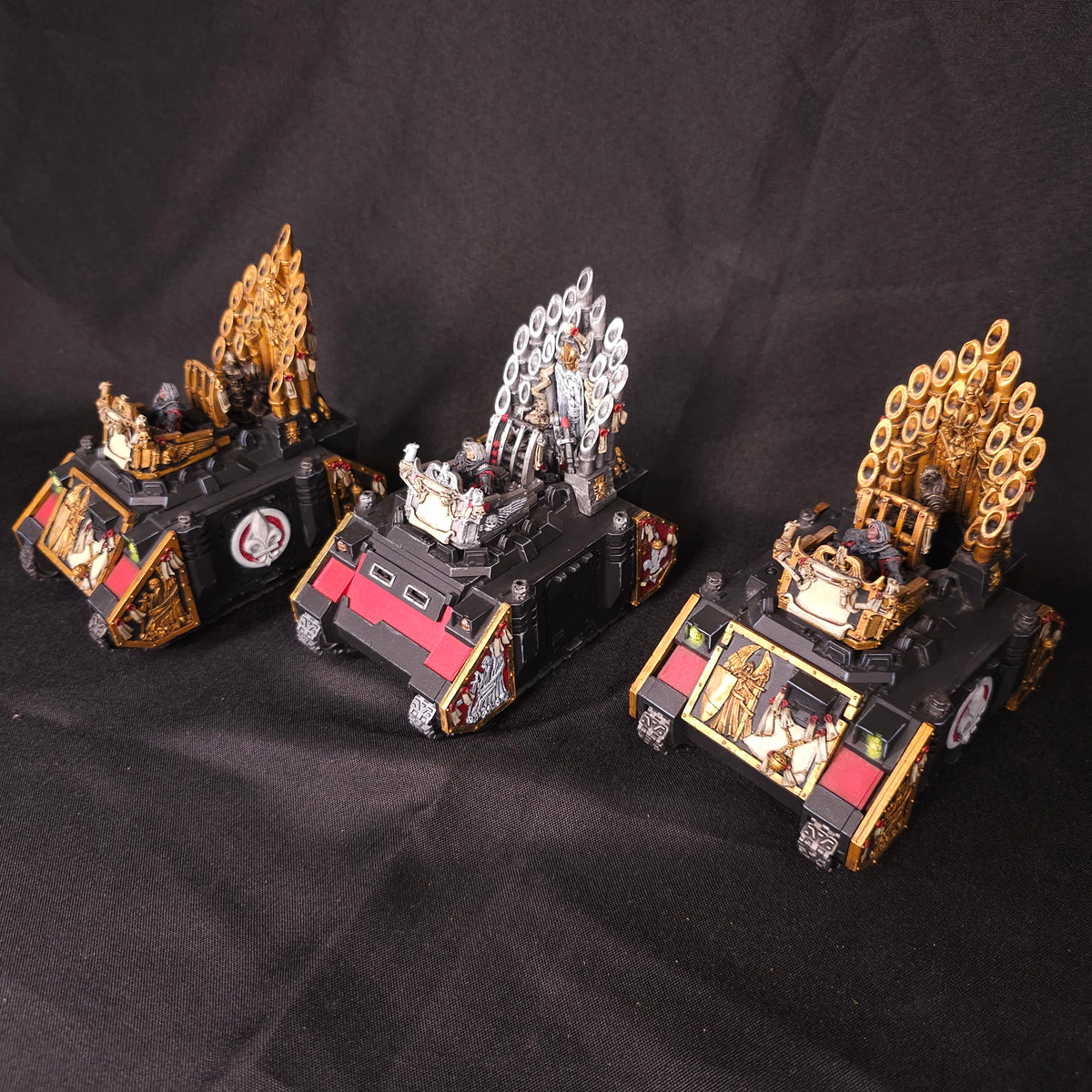 Warhammer 40,000 - Adepta Sororitas - 3 Classic Exorcist Tanks