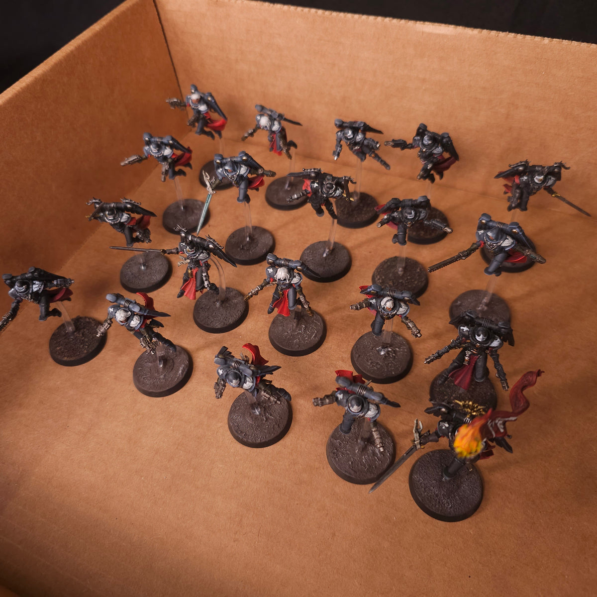 Warhammer 40,000 - Adepta Sororitas - Painted Seraphim & Zephyrim Jump Infantry