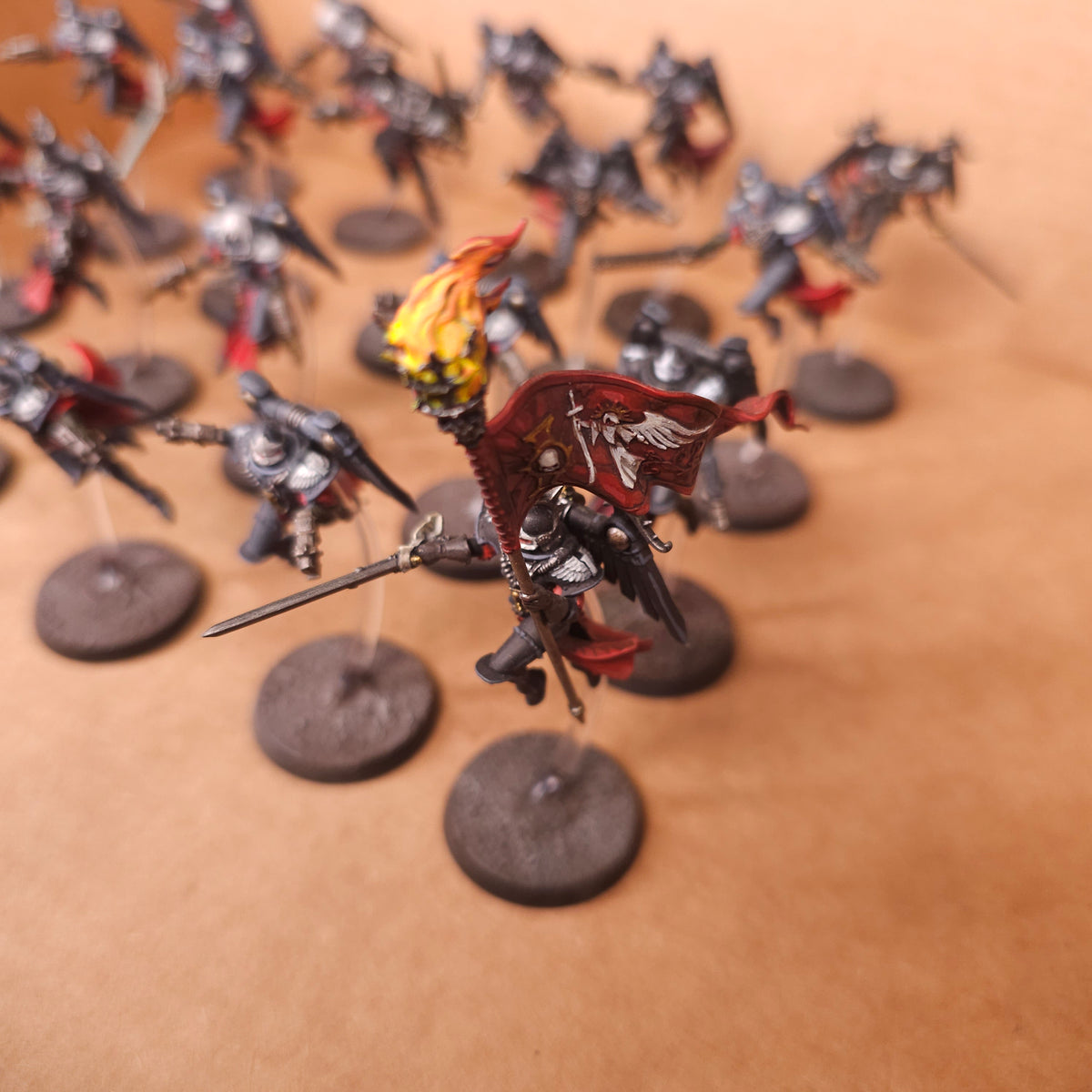 Warhammer 40,000 - Adepta Sororitas - Painted Seraphim & Zephyrim Jump Infantry