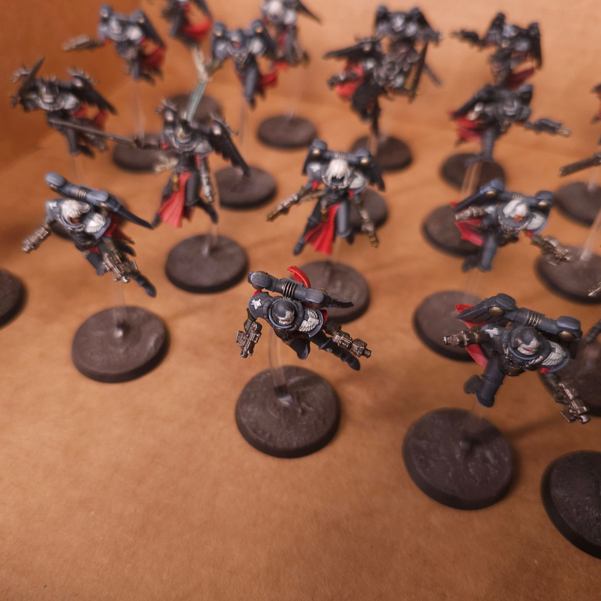 Warhammer 40,000 - Adepta Sororitas - Painted Seraphim & Zephyrim Jump Infantry
