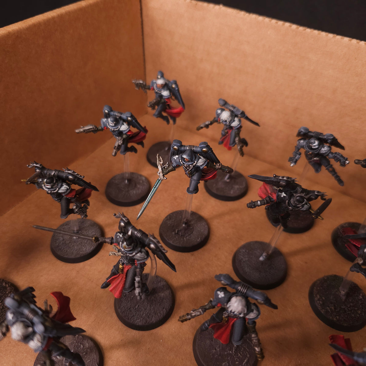 Warhammer 40,000 - Adepta Sororitas - Painted Seraphim & Zephyrim Jump Infantry
