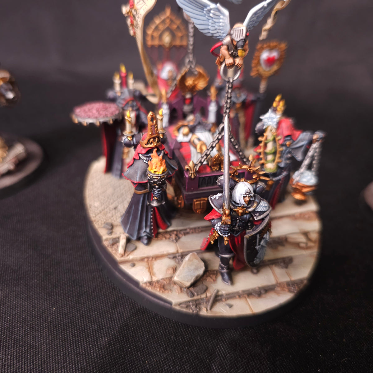 Warhammer 40,000 - Adepta Sororitas - High Quality Painted Character & Triumph Collection