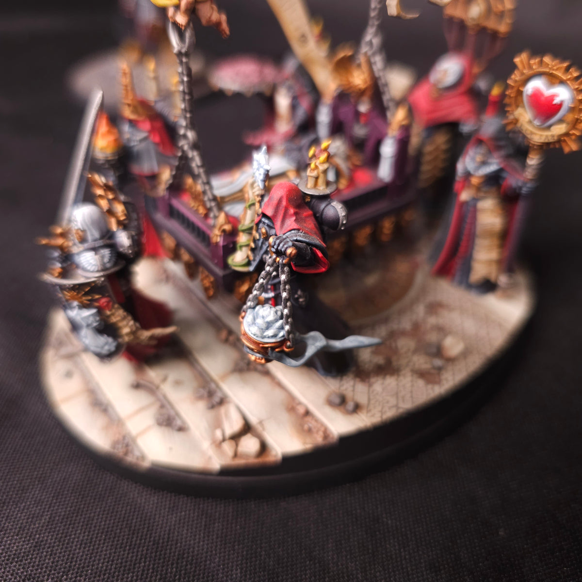 Warhammer 40,000 - Adepta Sororitas - High Quality Painted Character & Triumph Collection