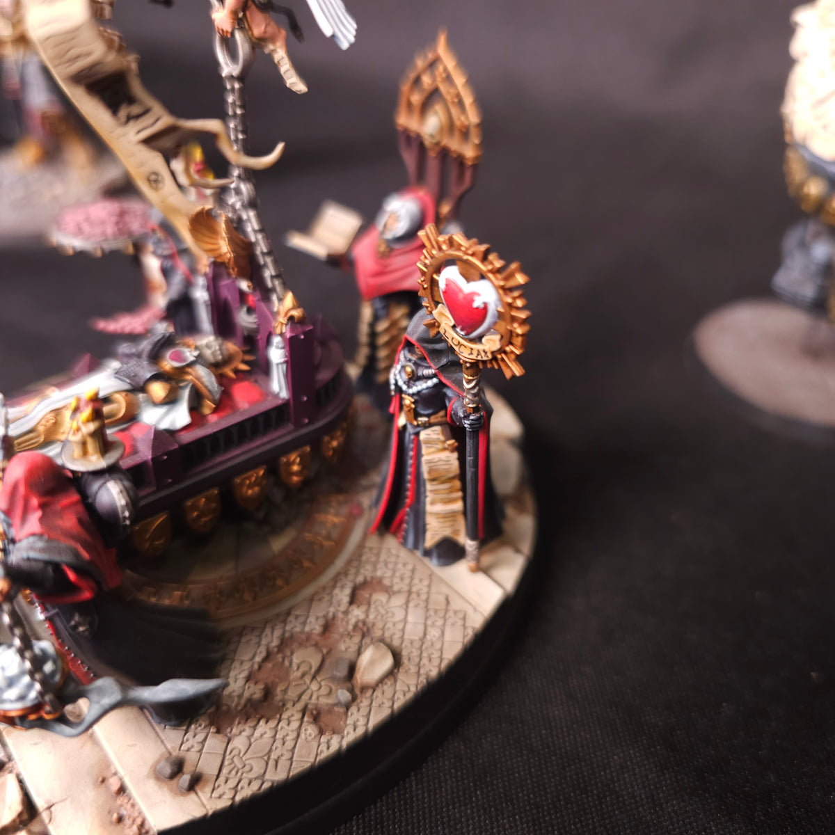 Warhammer 40,000 - Adepta Sororitas - High Quality Painted Character & Triumph Collection