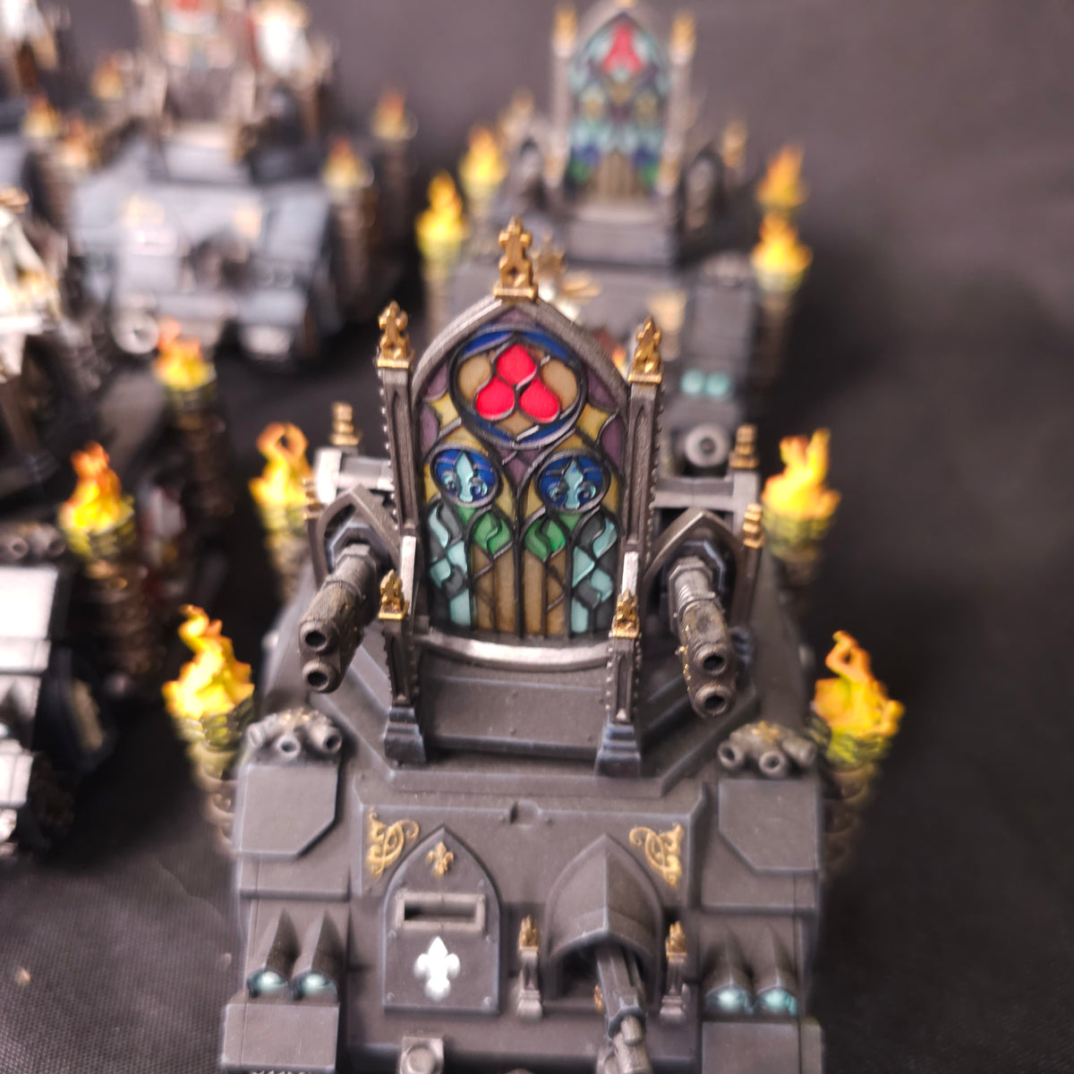 Warhammer 40,000 - Adepta Sororitas - 6 Painted Immolators