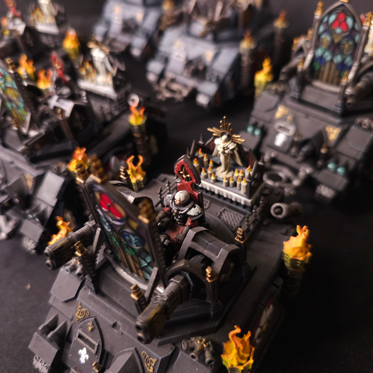 Warhammer 40,000 - Adepta Sororitas - 6 Painted Immolators