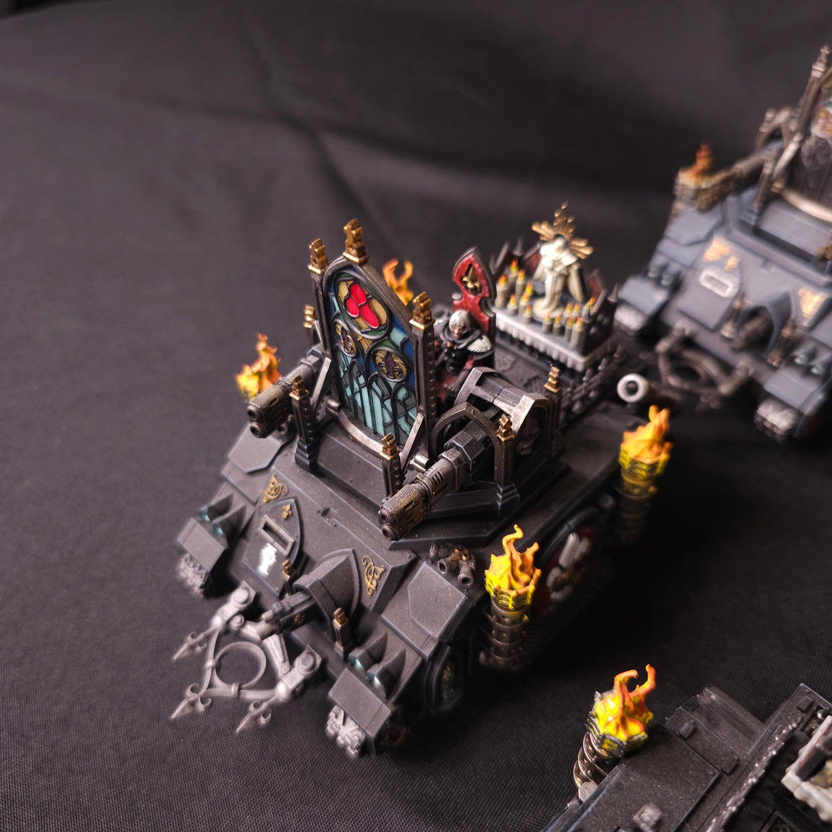 Warhammer 40,000 - Adepta Sororitas - 6 Painted Immolators